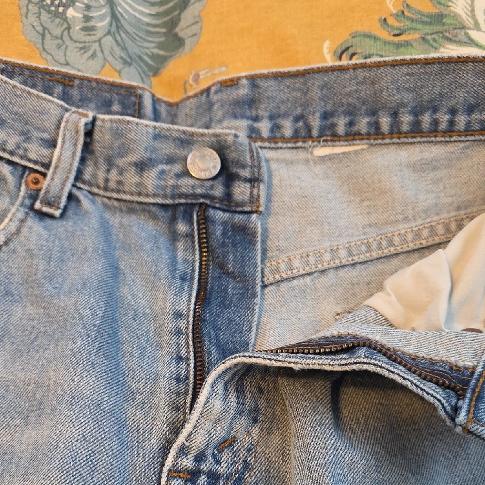 Levi's Light Blue Straight Leg Jeans